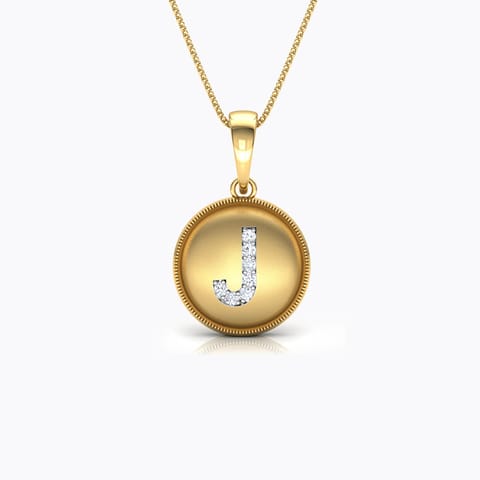 Alphabet J Pendant