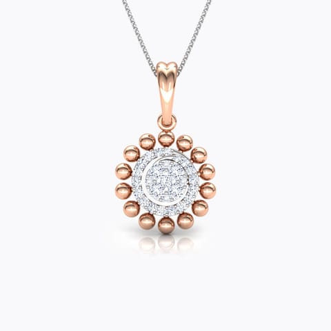 Halo Beads Diamond Pendant Halo Beads Diamond Pendant