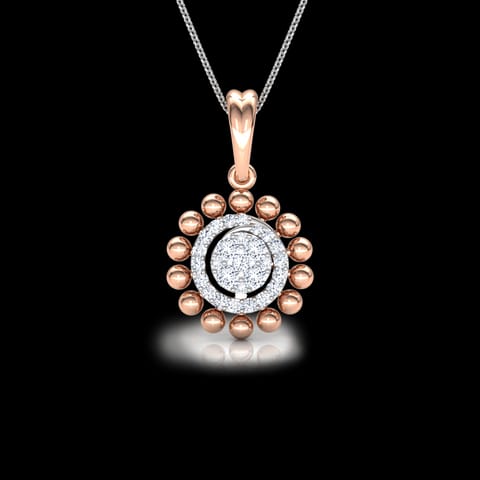 Halo Beads Diamond Pendant Halo Beads Diamond Pendant