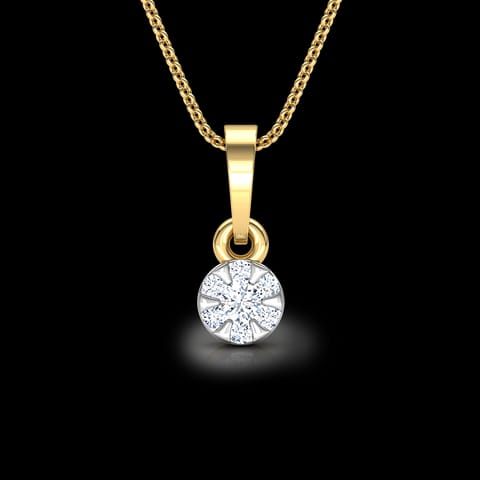 Petite Cluster Diamond Pendant