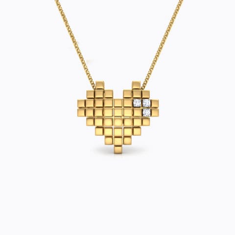 Captured Heart Diamond Pendant Captured Heart Diamond Pendant