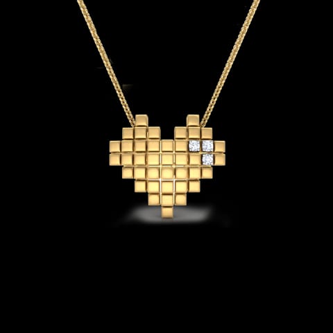 Captured Heart Diamond Pendant Captured Heart Diamond Pendant