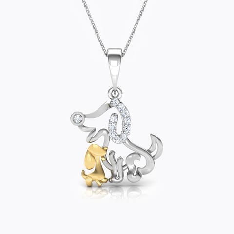 Pooch Mother and Daughter Pendant