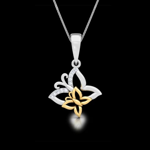 Butterfly Diamond Pendant