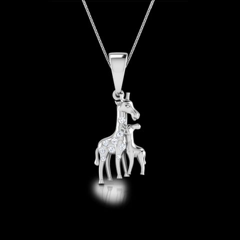 Giraffe Mother and Daughter Pendant