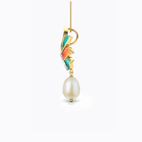 Samira Lotus Pearl Pendant