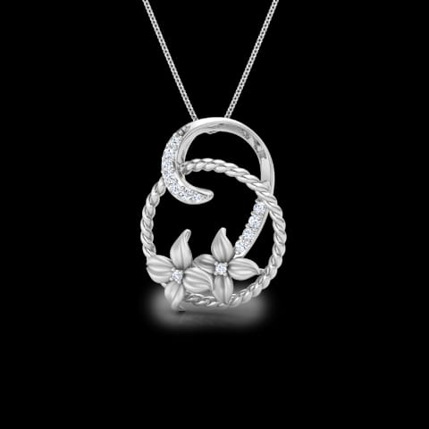 Gaura Floret Diamond Pendant Gaura Floret Diamond Pendant