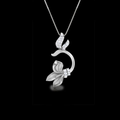 Snowdrop Floret Diamond Pendant Snowdrop Floret Diamond Pendant