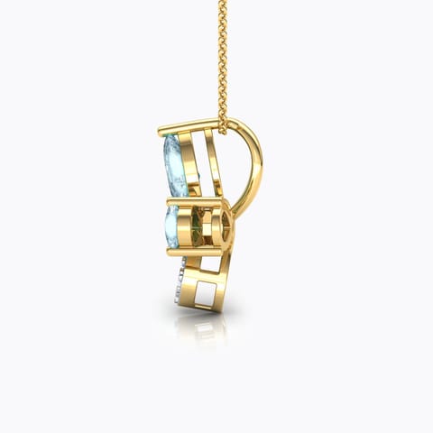 Gleem Butterfly Gemstone Pendant