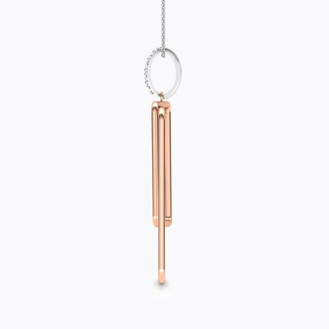 Minimalistic Quad Diamond Pendant