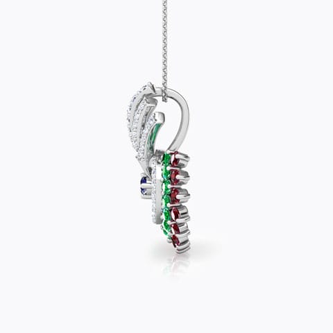 Hrishita Vibrant Gemstone Pendant Hrishita Vibrant Gemstone Pendant