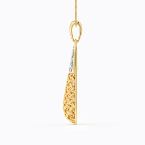 Drop Twill Diamond Pendant Drop Twill Diamond Pendant