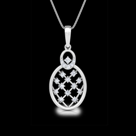 Lattice Diamond Pendant Lattice Diamond Pendant