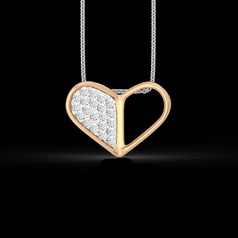 Flutter Diamond Heart Pendant Flutter Diamond Heart Pendant