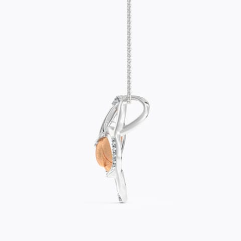 Enclosed Tulip Diamond Pendant Enclosed Tulip Diamond Pendant