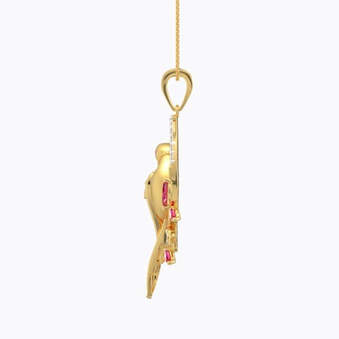 Playful Parrot Gemstone Pendant Playful Parrot Gemstone Pendant
