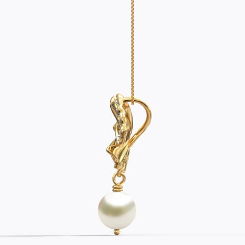 Exquisite Ginkgo Pearl Pendant Exquisite Ginkgo Pearl Pendant