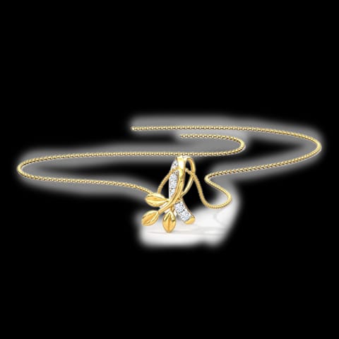 Tendril Fern Diamond Pendant Tendril Fern Diamond Pendant