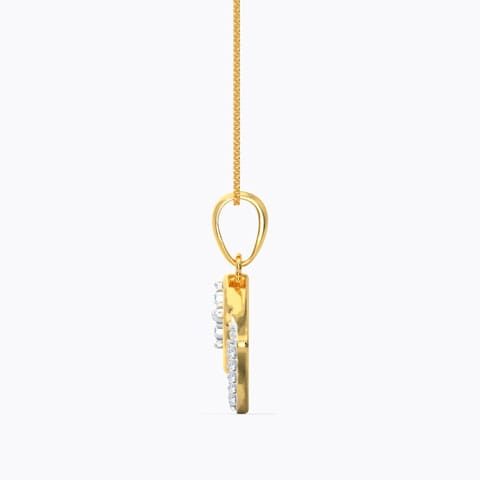 Quad Miracle Plate Diamond Pendant Quad Miracle Plate Diamond Pendant
