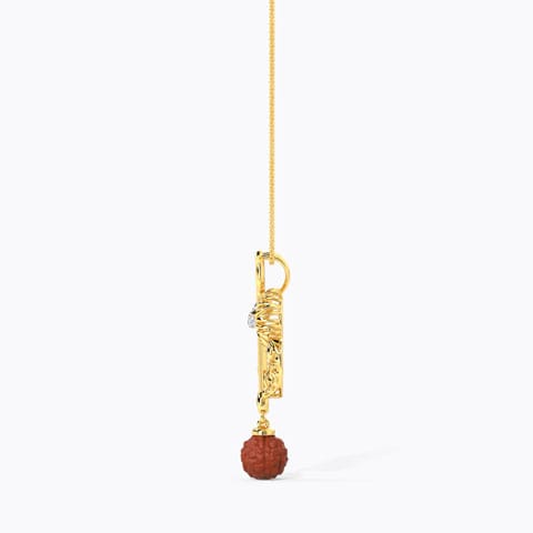 Om Trishul Gemstone Pendant Om Trishul Gemstone Pendant