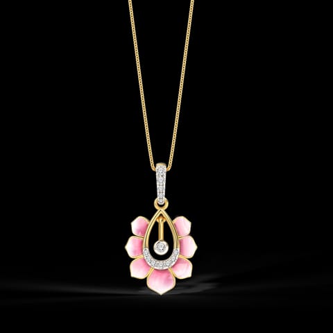 Allure Lotus Diamond Pendant Allure Lotus Diamond Pendant