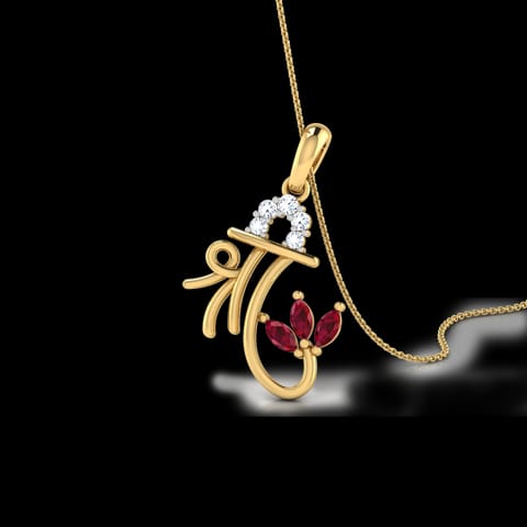 Divine Shree Gemstone Pendant Divine Shree Gemstone Pendant