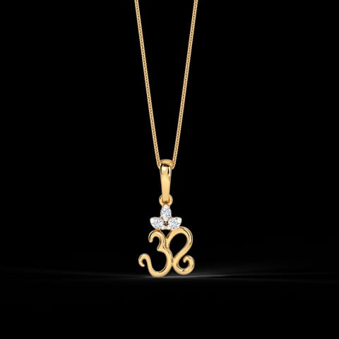 Trpti Om Diamond Pendant Trpti Om Diamond Pendant