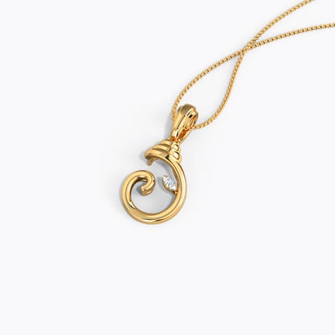 Bal Ganesh Diamond Pendant Bal Ganesh Diamond Pendant