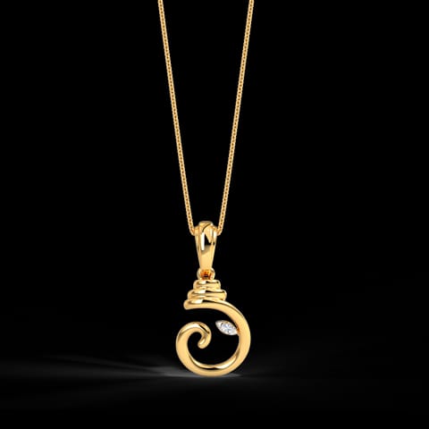 Bal Ganesh Diamond Pendant Bal Ganesh Diamond Pendant