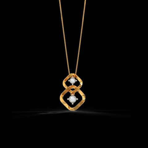 Twine Diamond Miracle Plate Pendant