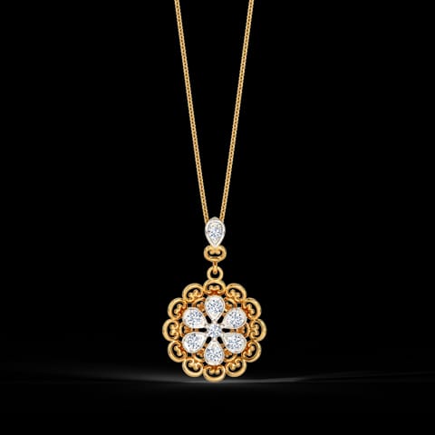 Melrose Ornate Diamond Pendant Melrose Ornate Diamond Pendant