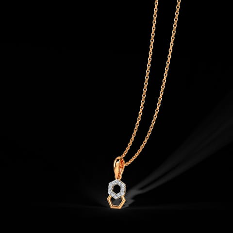 Duo Hex Diamond Pendant Duo Hex Diamond Pendant