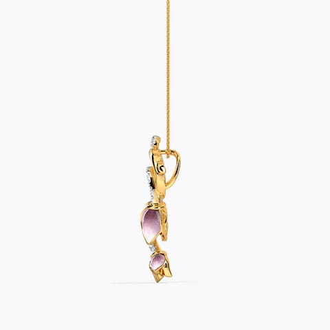Visteria Tulip Diamond Pendant Visteria Tulip Diamond Pendant