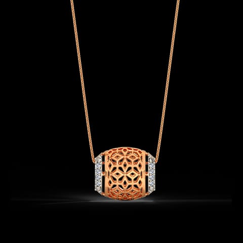 Nova Lattice Diamond Pendant