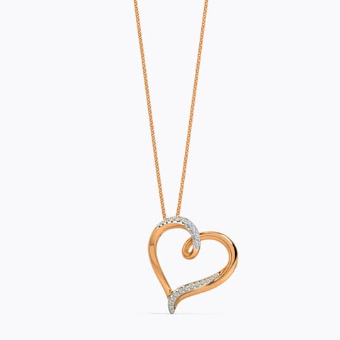 Glimmer Heart Diamond Pendant