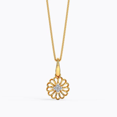 Shiny Wreath Diamond Pendant