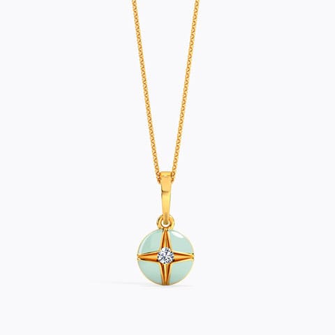 Cross-CuT Circle Diamond Pendant Cross-CuT Circle Diamond Pendant