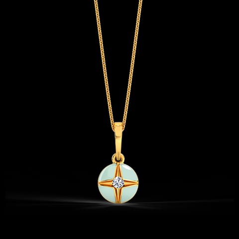 Cross-CuT Circle Diamond Pendant Cross-CuT Circle Diamond Pendant