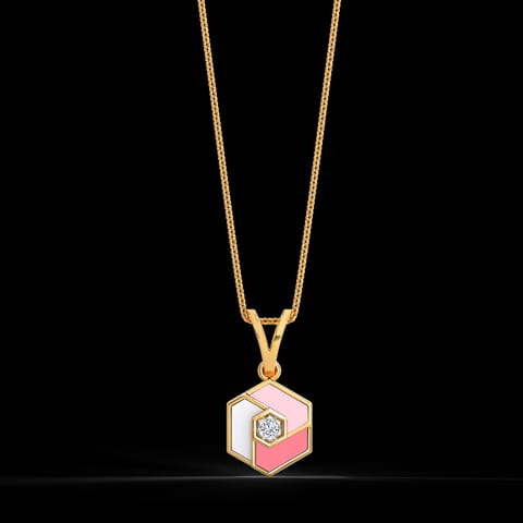 Trio Color Diamond Pendant Trio Color Diamond Pendant