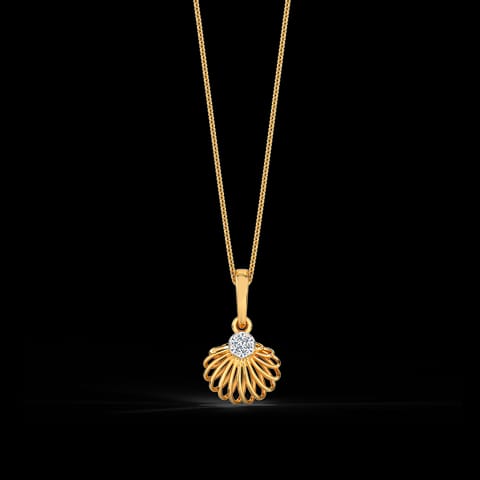 Sea Shell Diamond Pendant Sea Shell Diamond Pendant