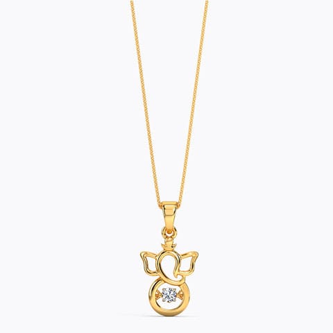 Angelic Dancing Diamond Pendant  Angelic Dancing Diamond Pendant
