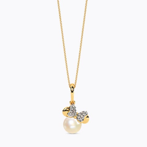 Mickey Mouse Pearl Pendant