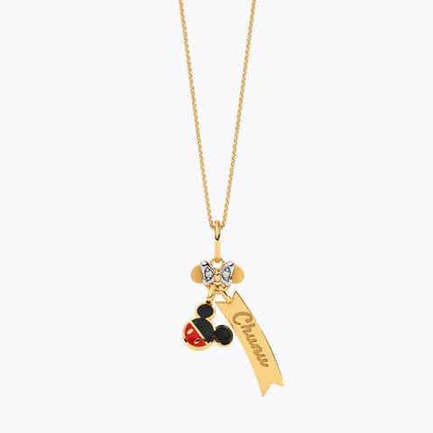 Mickey & Minnie Personlised Pendant Mickey & Minnie Personlised Pendant