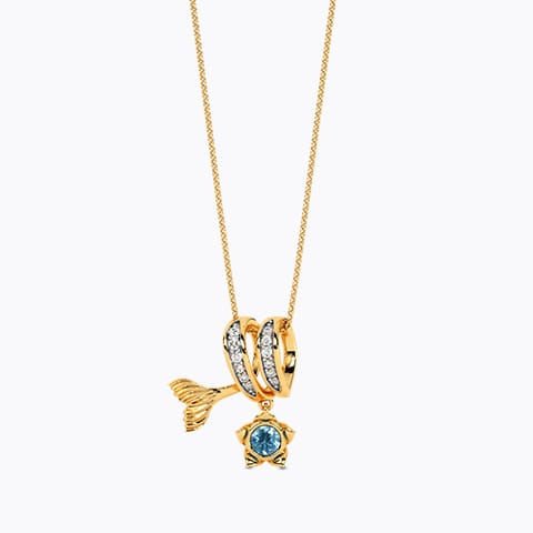 Little Mermaid Fluke Diamond Pendant Little Mermaid Fluke Diamond Pendant