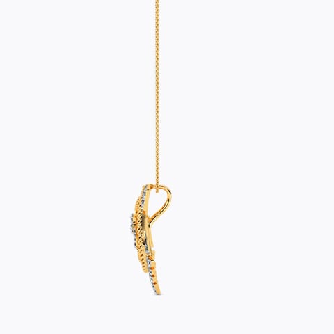 Embroidered Trellis Diamond Pendant Embroidered Trellis Diamond Pendant