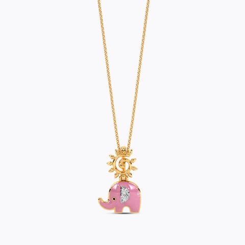 Disney's Lion King Kids Elephant Diamond Pendant Disney's Lion King Kids Elephant Diamond Pendant