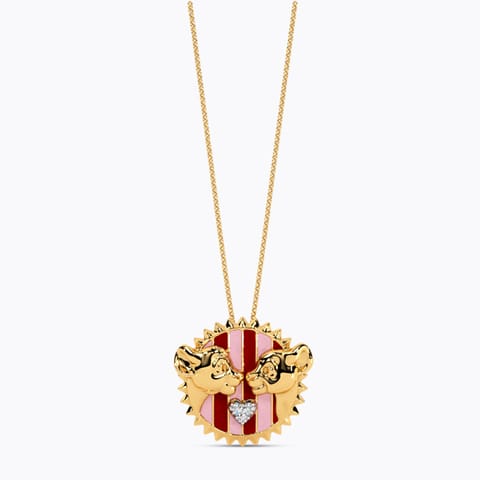 Disney's Lion King Simba with Nala Diamond Pendant Disney's Lion King Simba with Nala Diamond Pendant