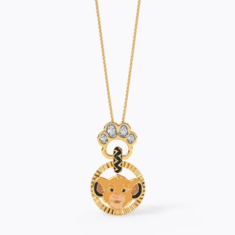 Disney's Lion King Simba Paw Diamond Pendant Disney's Lion King Simba Paw Diamond Pendant
