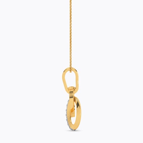 Shimmering Loop Diamond Pendant Shimmering Loop Diamond Pendant