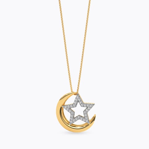Cosmic Diamond Pendant